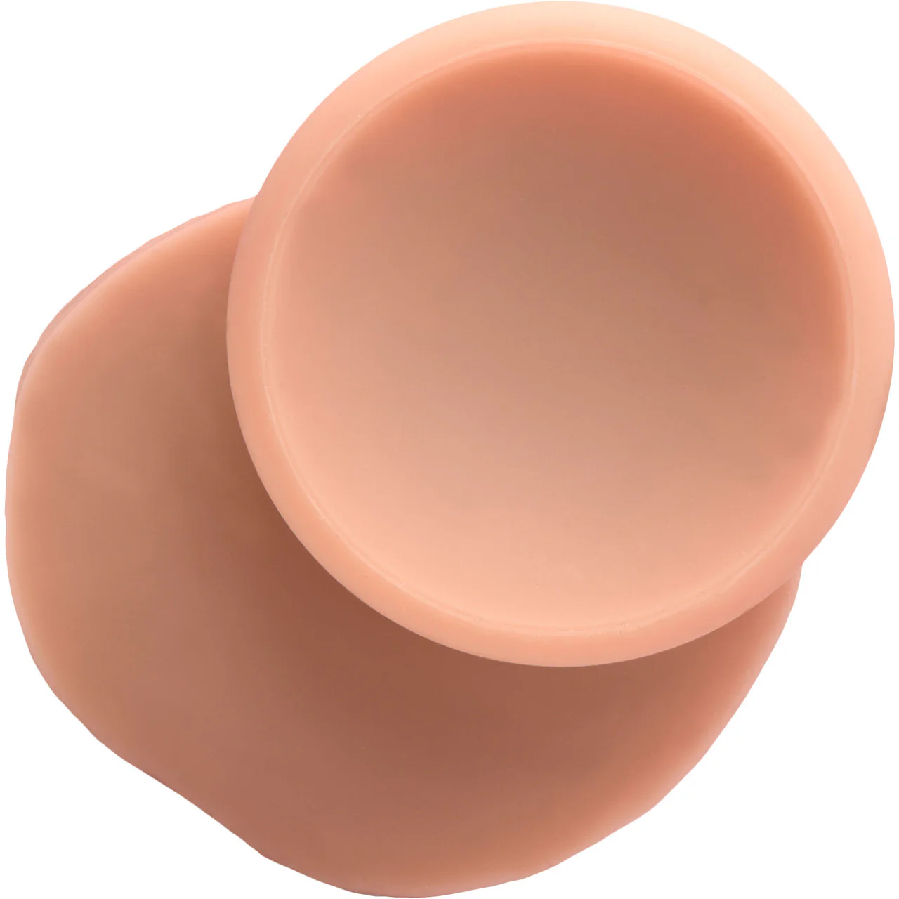 Jock Dual Density 7" Realistic Silicone Suction Cup Dildo With Balls - Vanilla - Image 5