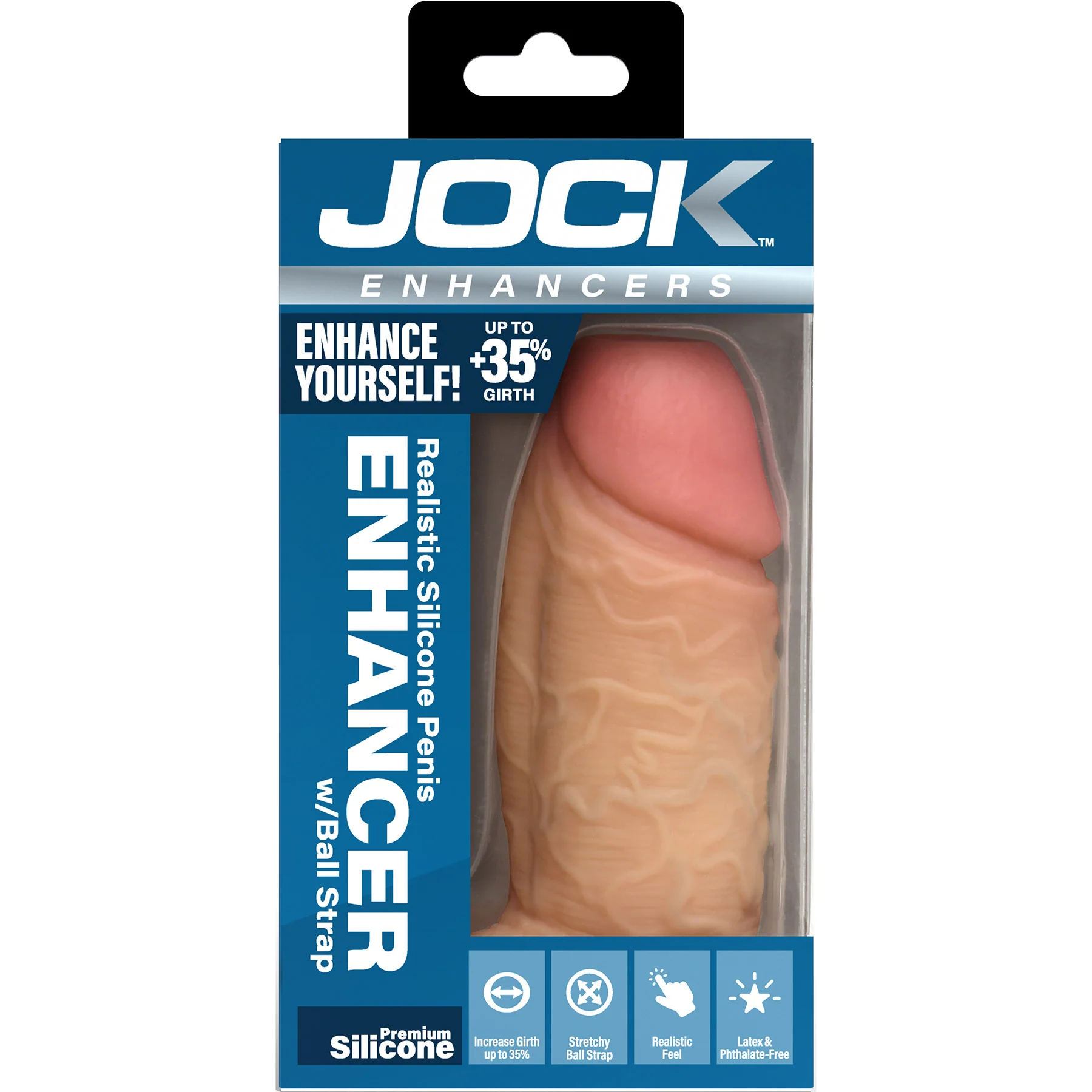 Jock Enhancers Open Ended Silicone Penis Extension Sleeve - Image 17