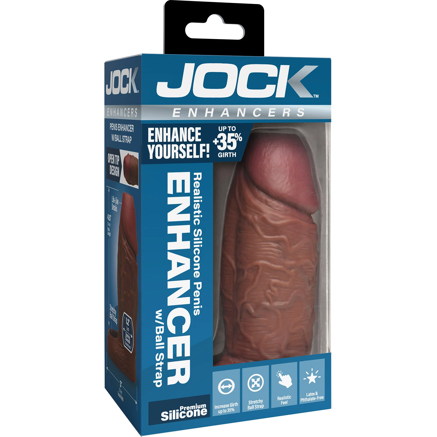 Jock Enhancers Open Ended Silicone Penis Extension Sleeve - Image 9