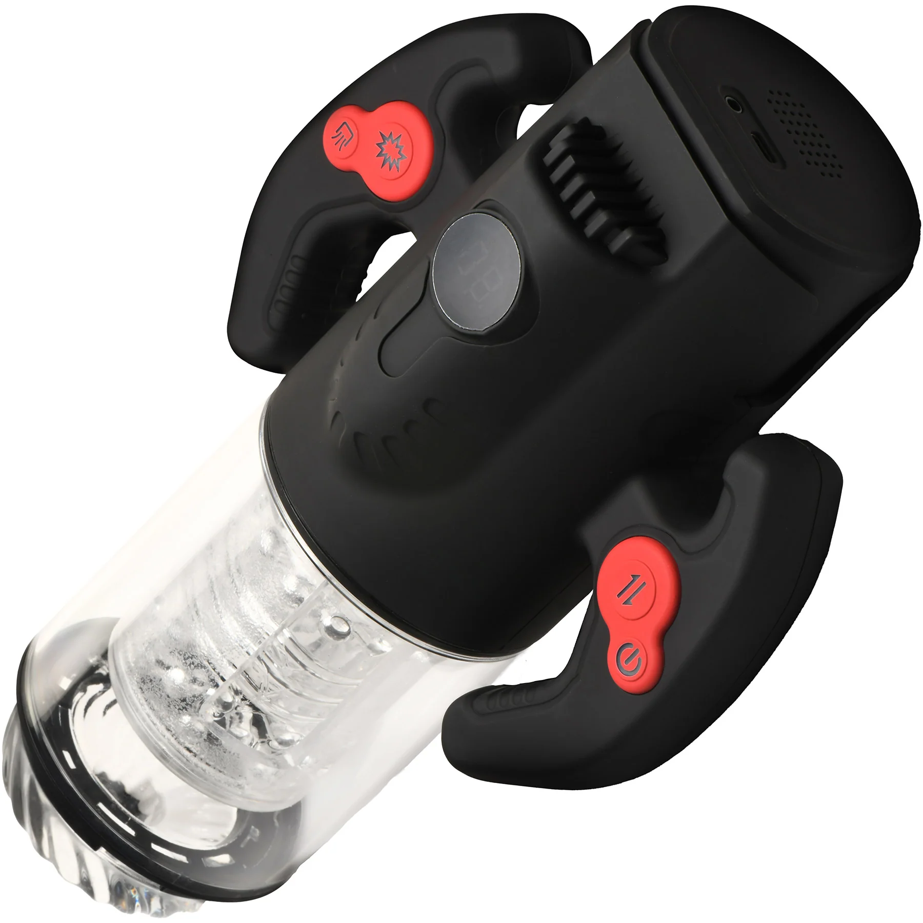 Jock Turbo Max Spinning, Thrusting, & Sucking Rechargeable Penis Masturbator - Image 6