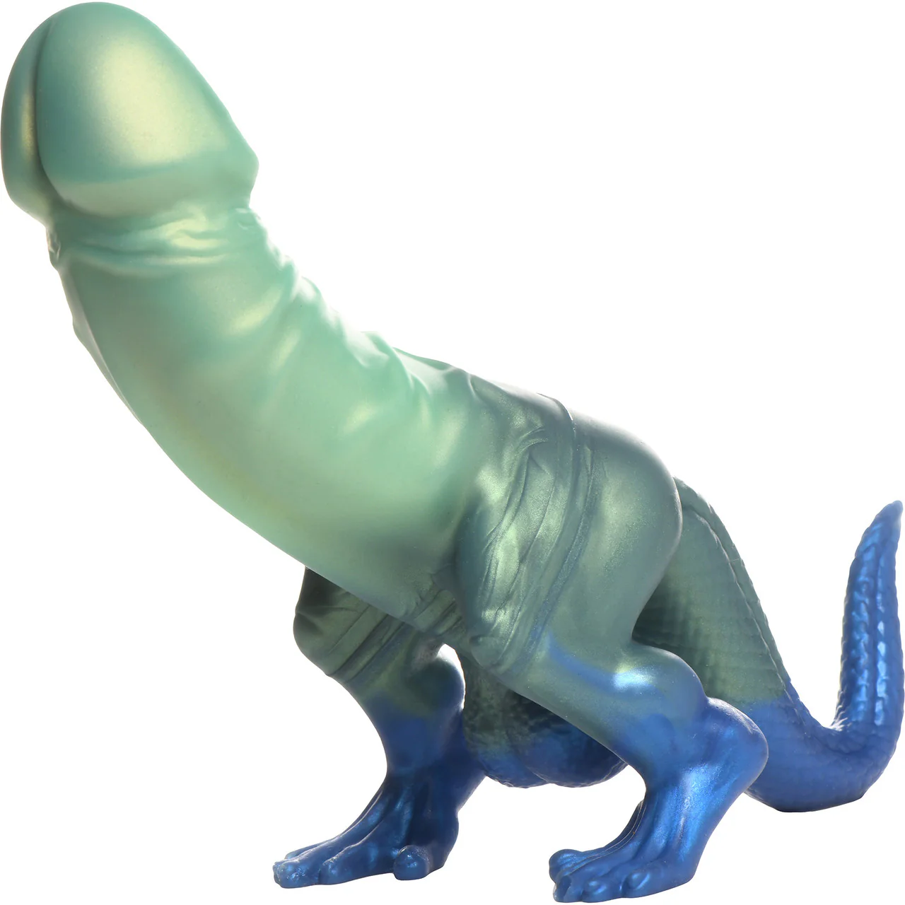 Jurassic Cock 10" Dinosaur Silicone Dildo By Creature Cocks - Image 6