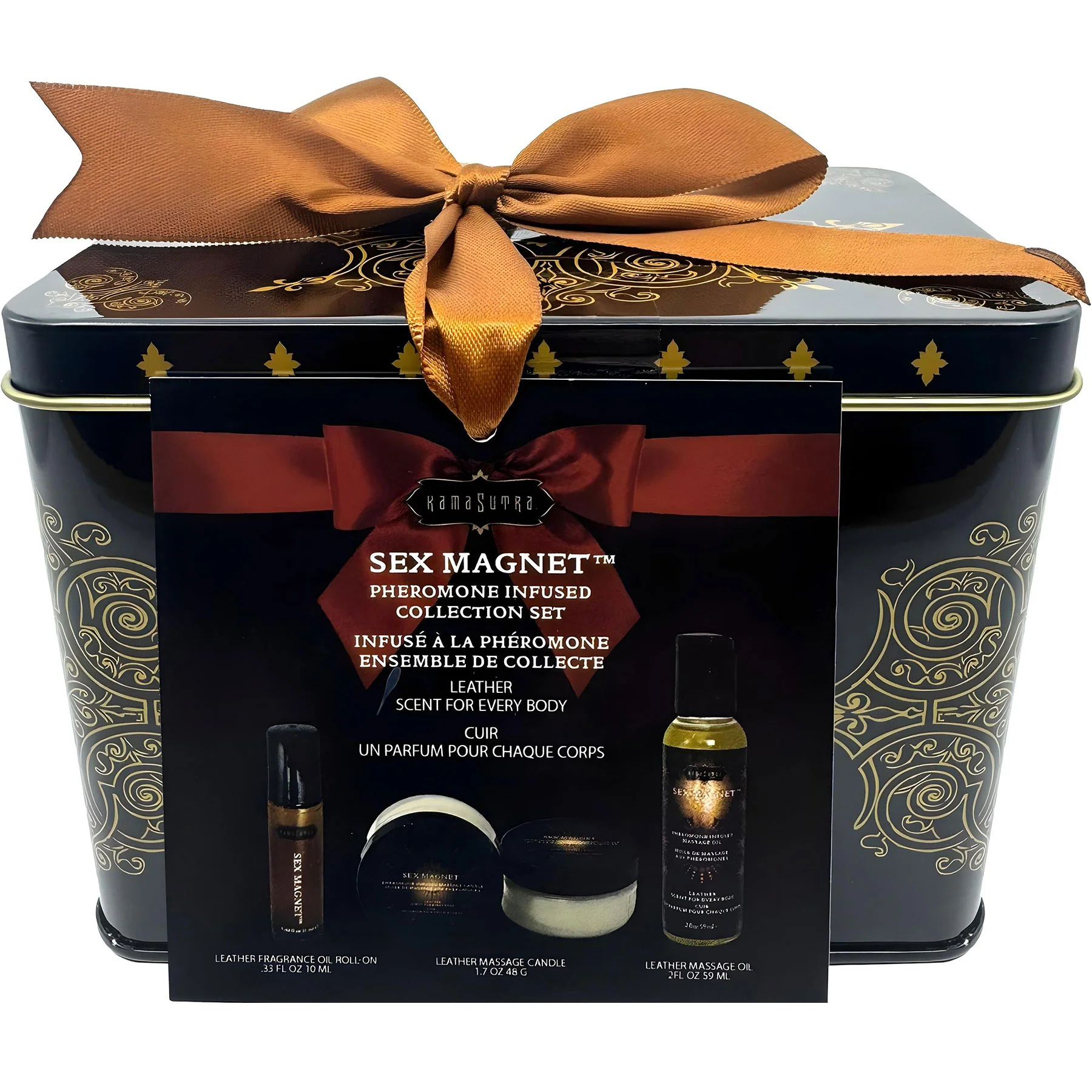 Kama Sutra Sex Magnet Pheromone Gift Set - Leather