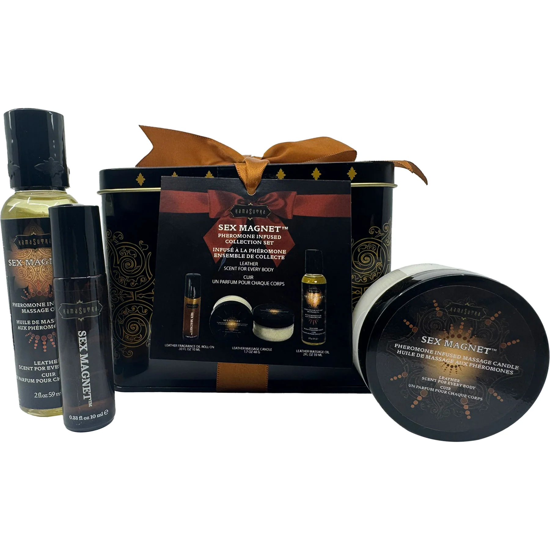 Kama Sutra Sex Magnet Pheromone Gift Set - Leather - Image 2