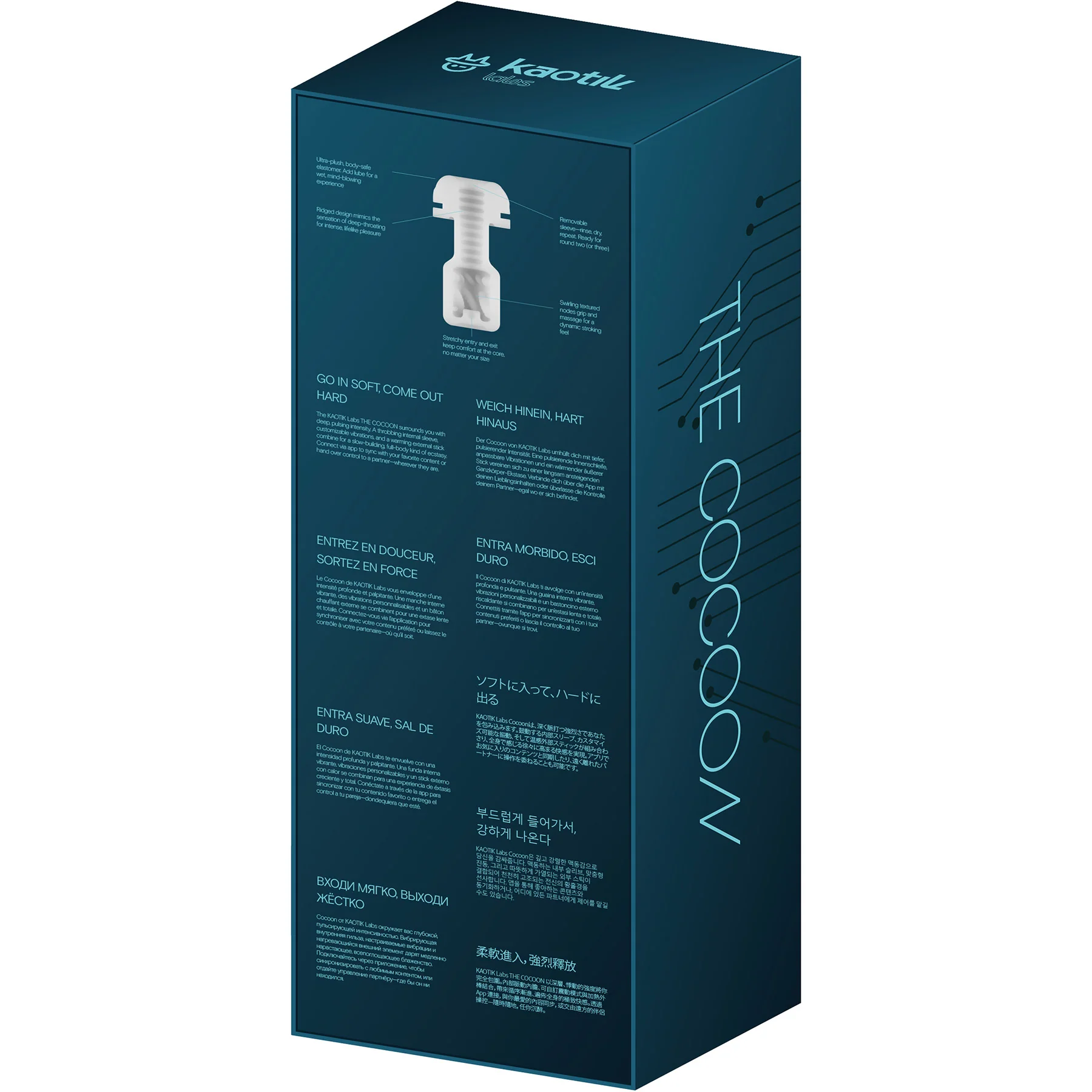 Kaotik Labs The Cocoon App Enabled Throbbing Warming Penis Masturbator - Image 20