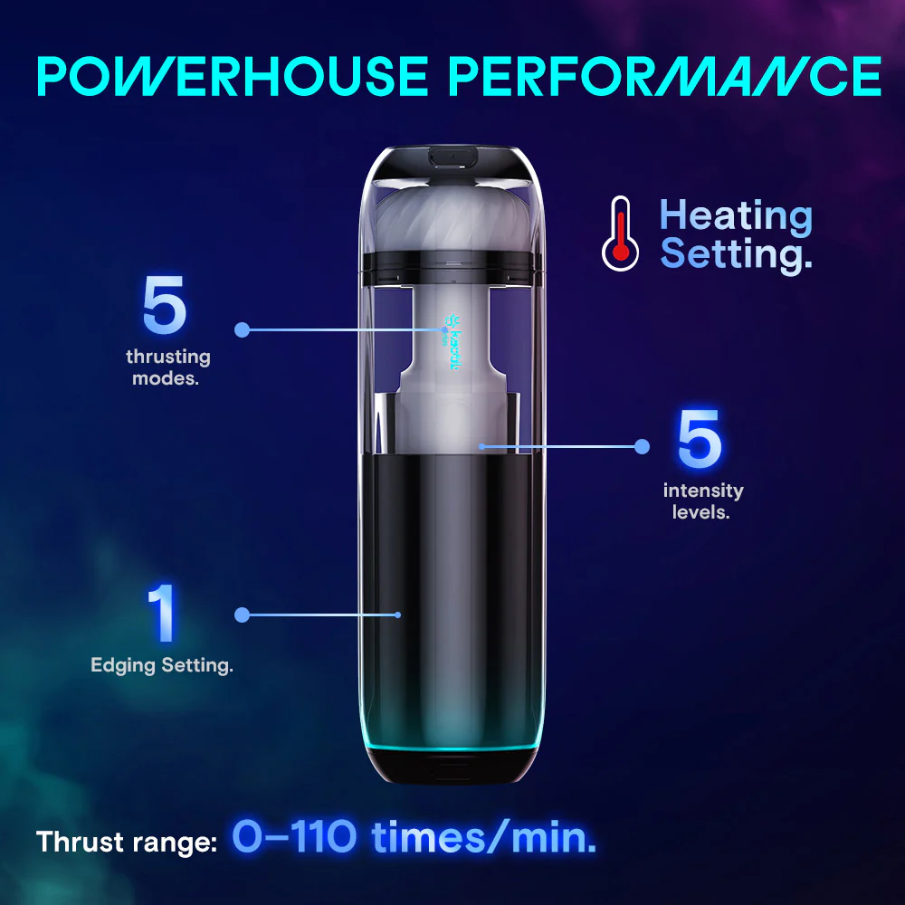 Kaotik Labs The Cocoon App Enabled Throbbing Warming Penis Masturbator - Image 6