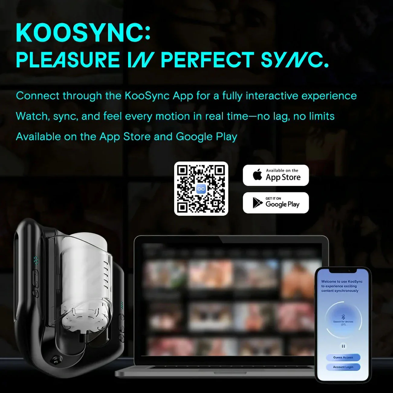 Kaotik Labs The Jetpack App Enabled Double-Handed Thrusting Penis Masturbator - Image 20