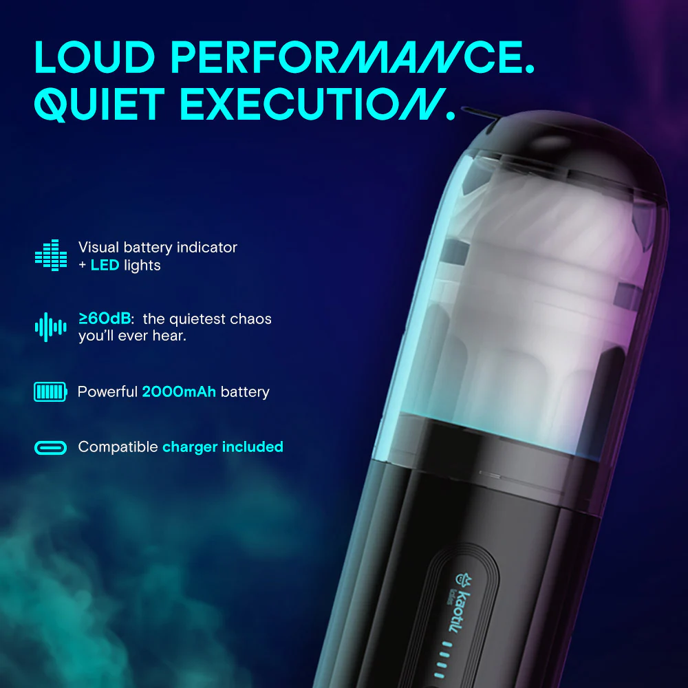 Kaotik Labs The Shockwave App Enabled Thrusting Penis Masturbator - Image 10