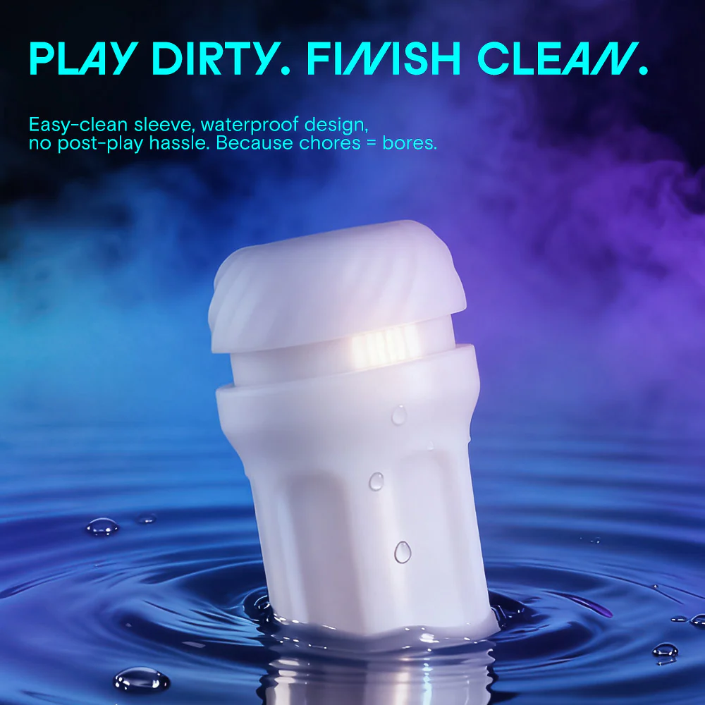 Kaotik Labs The Shockwave App Enabled Thrusting Penis Masturbator - Image 12