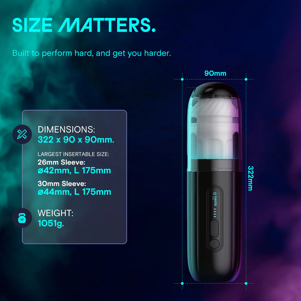 Kaotik Labs The Shockwave App Enabled Thrusting Penis Masturbator - Image 16