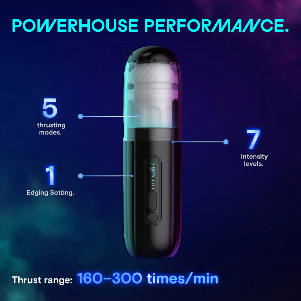 Kaotik Labs The Shockwave App Enabled Thrusting Penis Masturbator - Image 4
