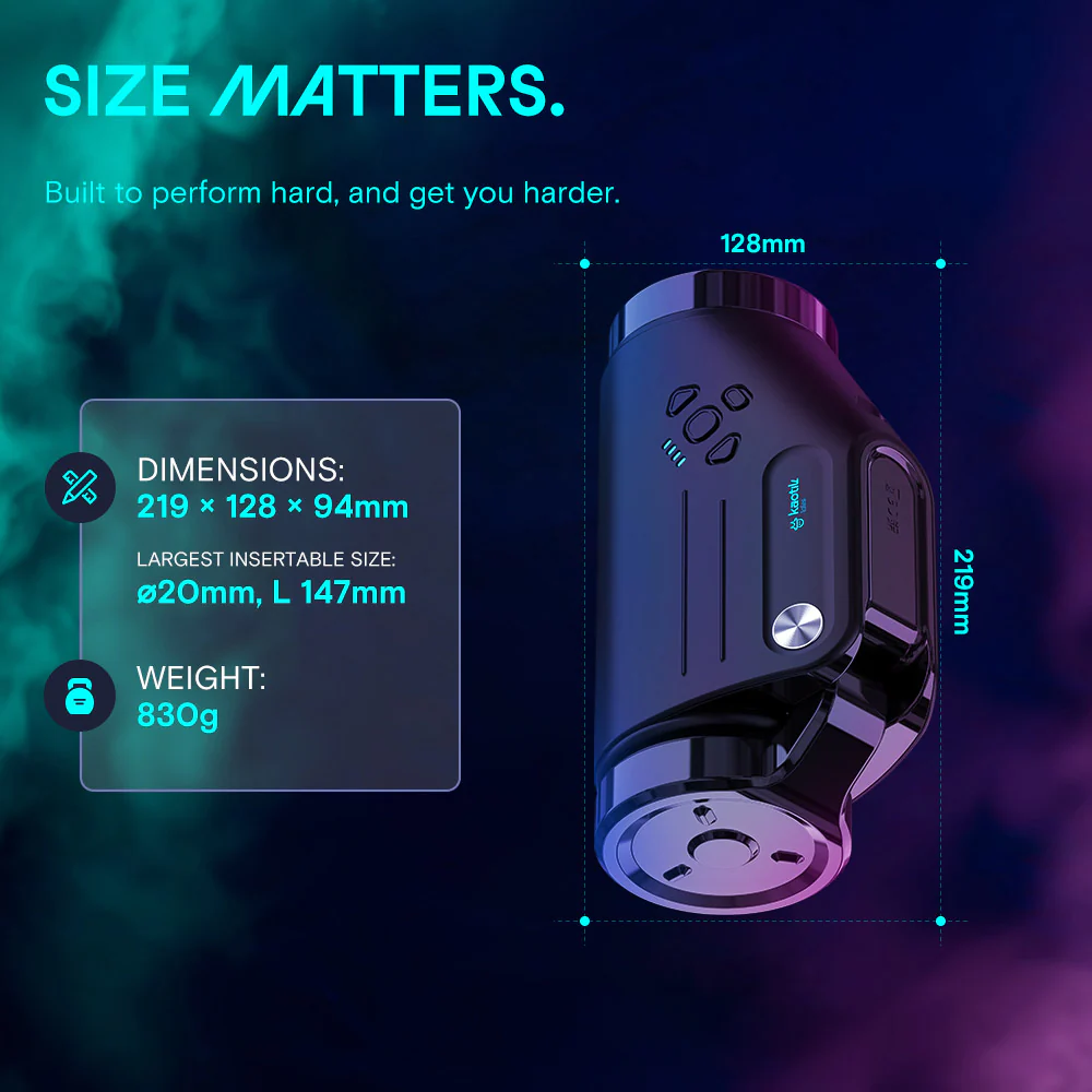Kaotik Labs The Shotty App Enabled Spinning & Thrusting Penis Masturbator - Image 36