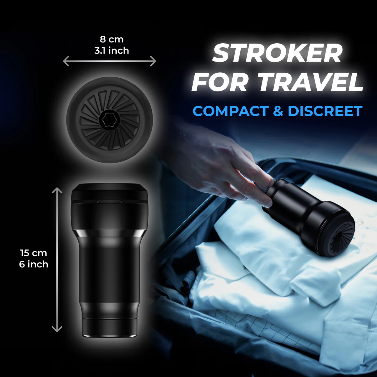 KIIROO Feel Pocket Penis Stroker + PowerBlow Interactive Suction Device - Image 4