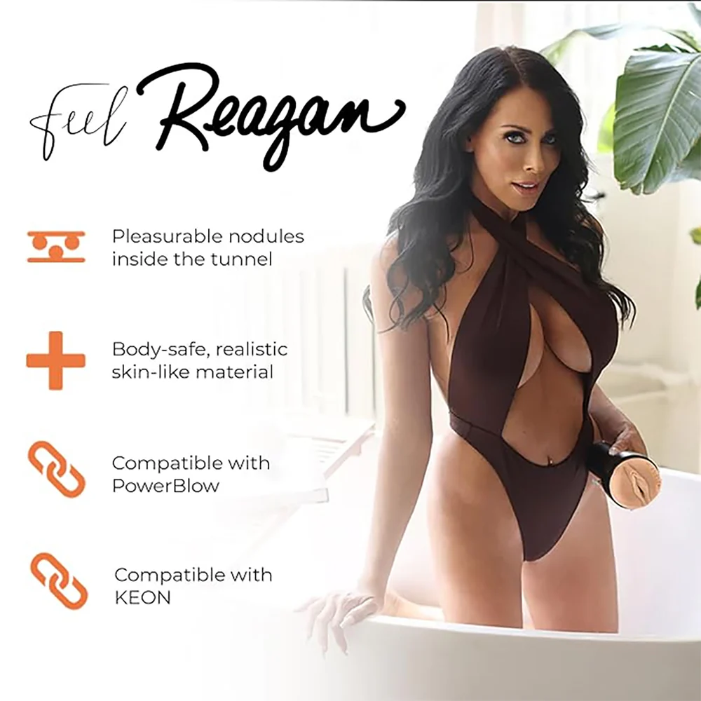 KIIROO Feel Reagan Pussy Stroker - Reagan Foxx Penis Masturbator - Image 17