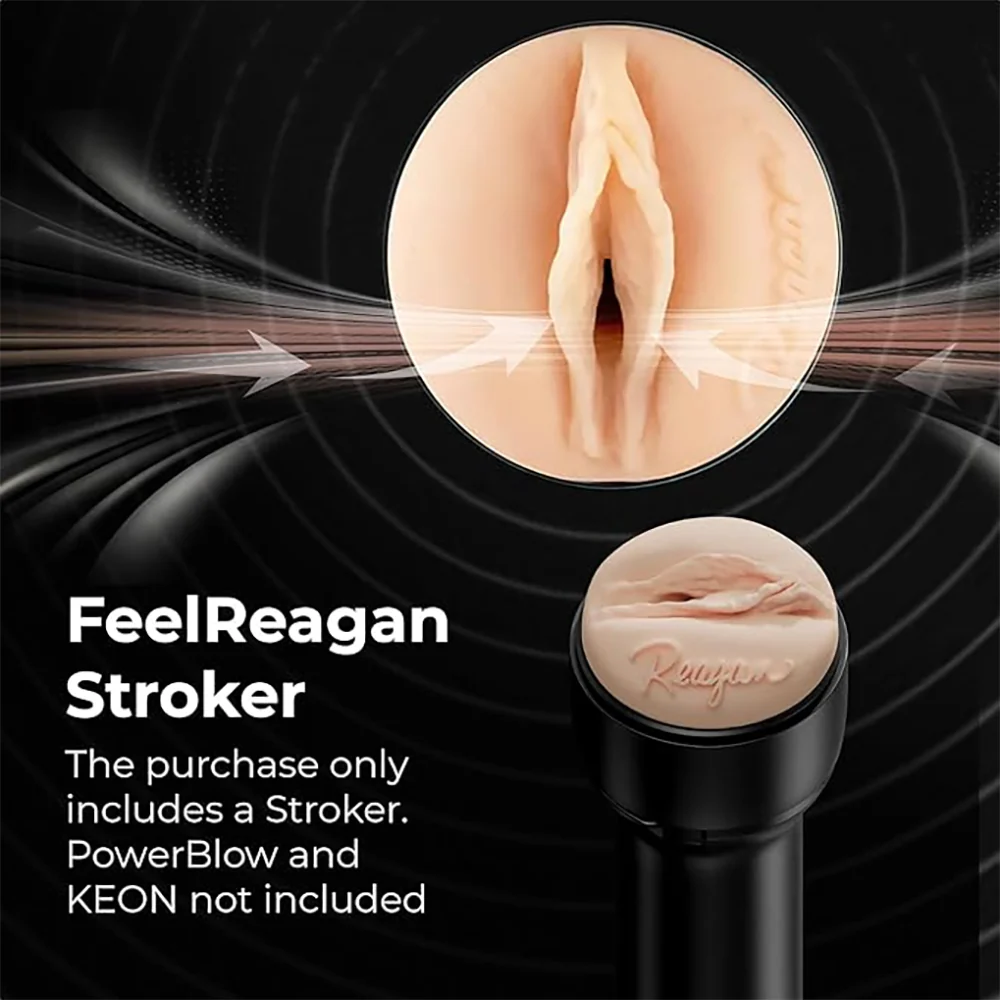KIIROO Feel Reagan Pussy Stroker - Reagan Foxx Penis Masturbator - Image 21