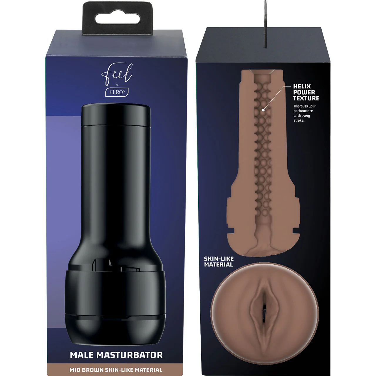 KIIROO Feel Stroker Pussy - Dark Caramel Penis Masturbator - Image 7