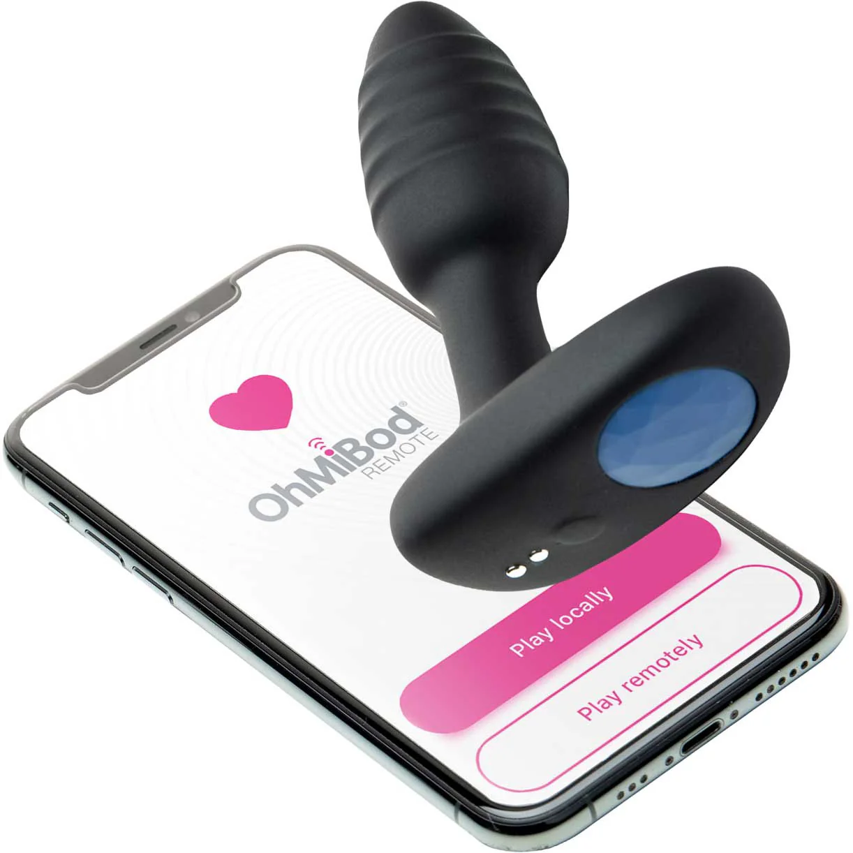 KIIROO OhMiBod Lumen Silicone Rechargeable App Enabled Butt Plug - Image 6