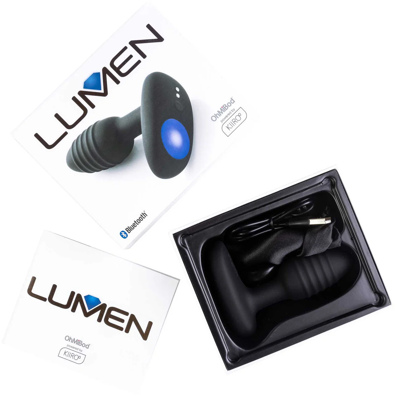 KIIROO OhMiBod Lumen Silicone Rechargeable App Enabled Butt Plug - Image 7
