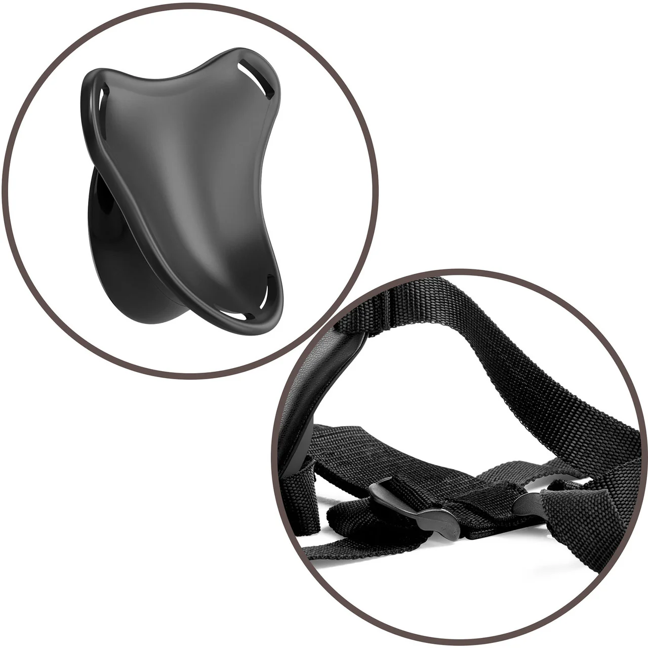 King Cock Elite Beginner's Body Dock Strap-on Kit With Silicone 6 Inch Dildo - Vanilla - Image 9