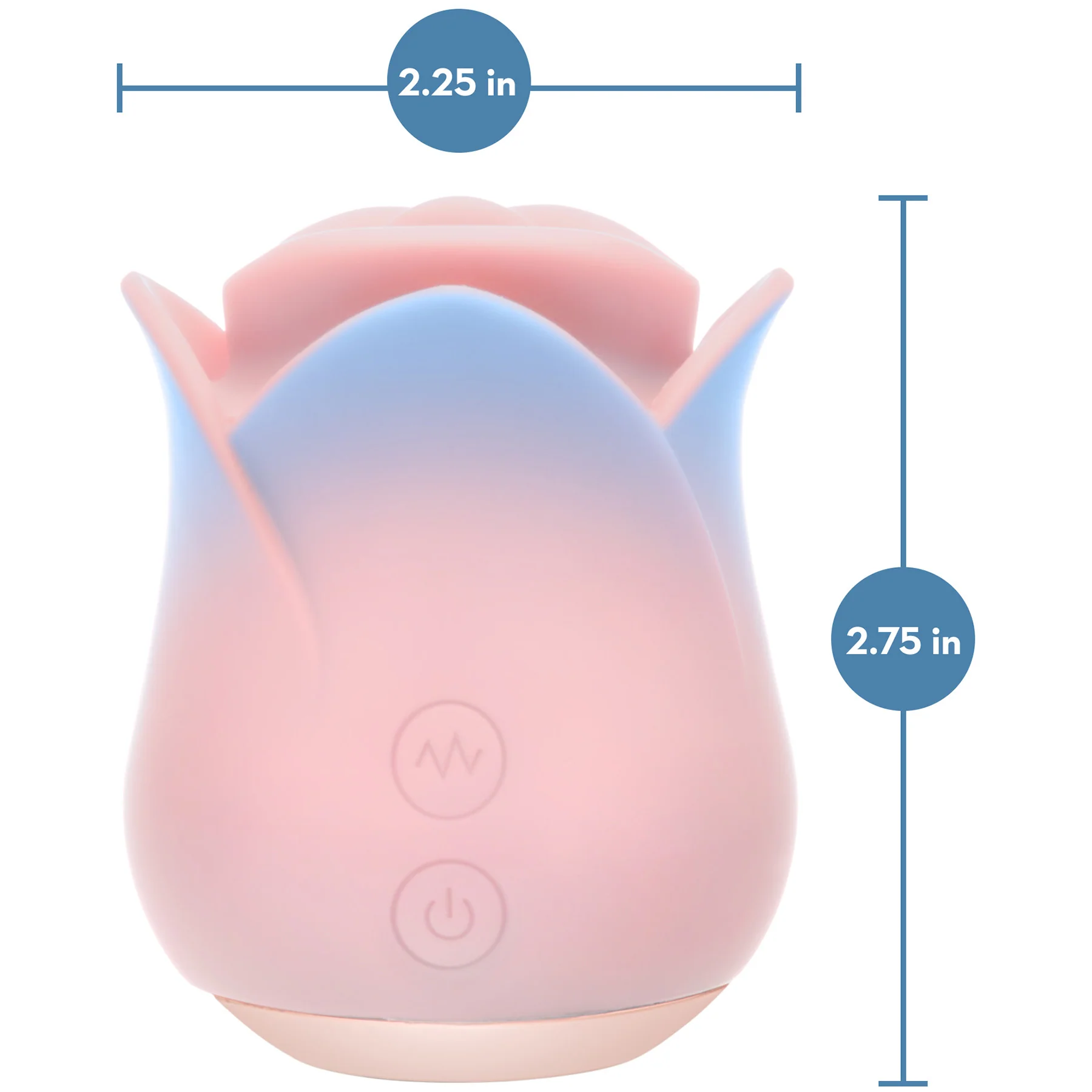 Kissing Rose Rechargeable Silicone Clitoral Stimulator By Blush - Image 13