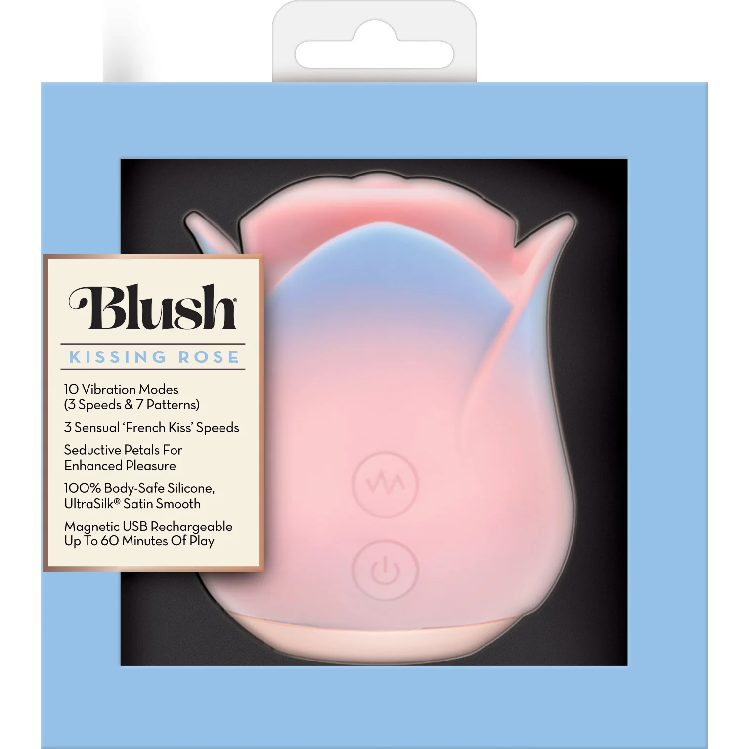 Kissing Rose Rechargeable Silicone Clitoral Stimulator By Blush - Image 14