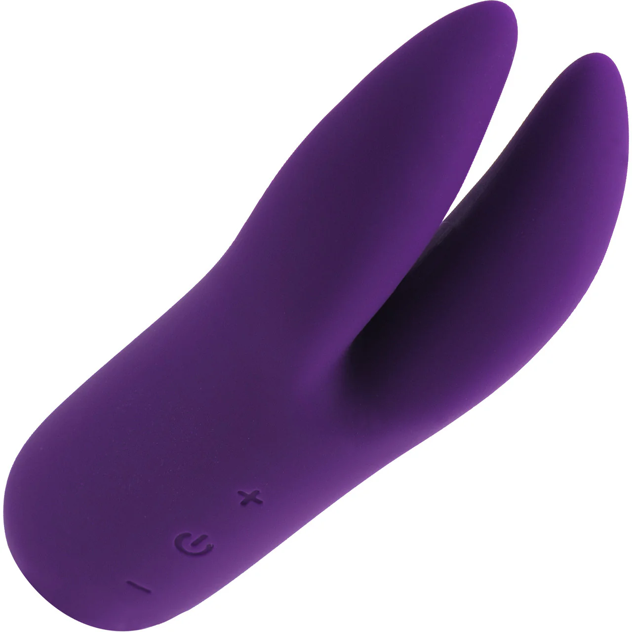 Kitti Rechargeable Silicone Dual Vibe By VeDO - Deep Purple - Image 3