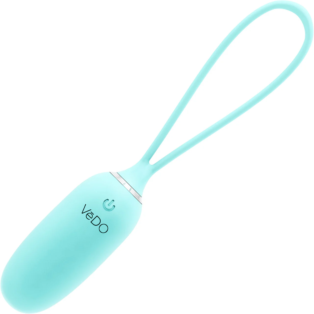 KIWI Rechargeable Remote Controlled Silicone Vibrating Bullet By VeDO - Tease Me Turquoise - Image 4