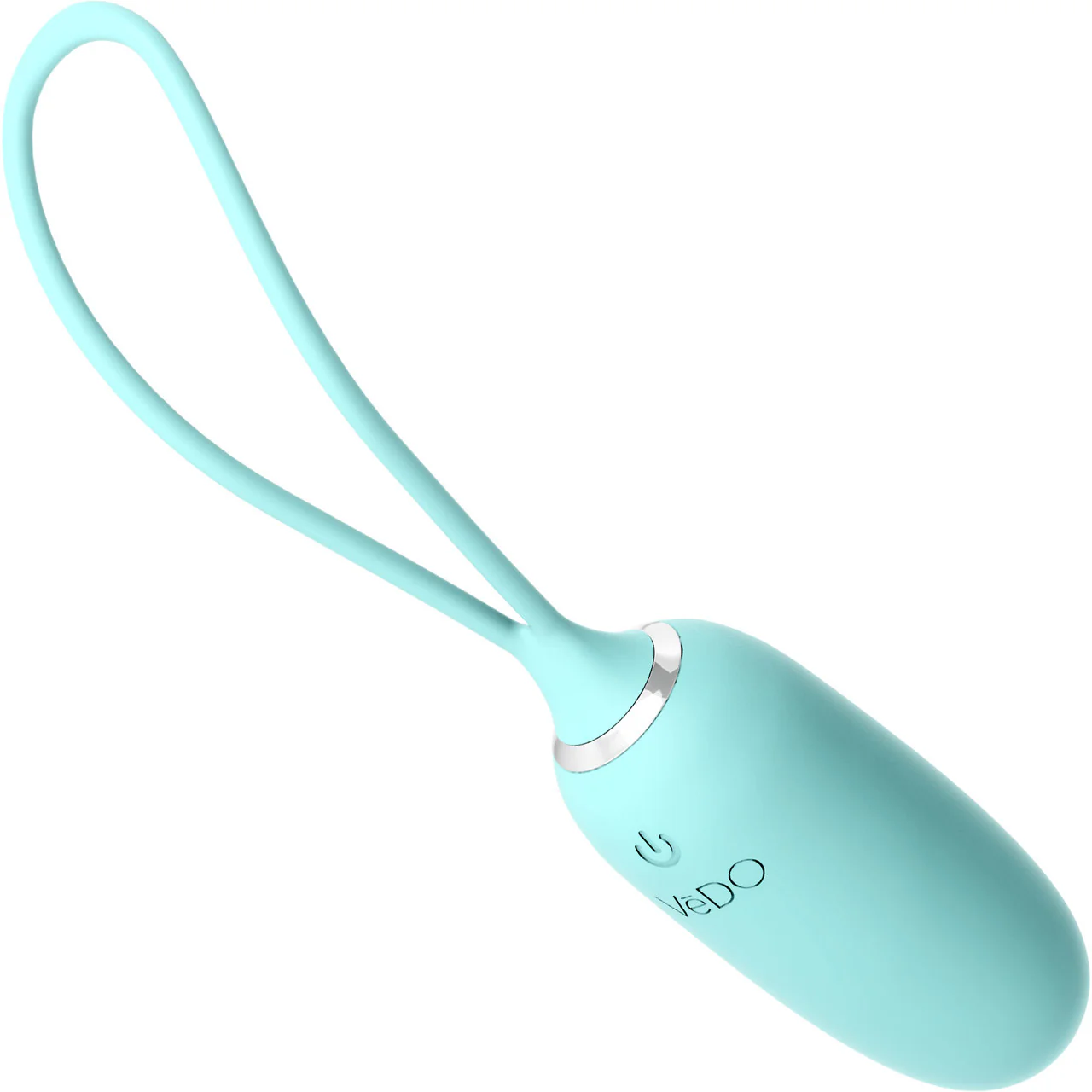 KIWI Rechargeable Remote Controlled Silicone Vibrating Bullet By VeDO - Tease Me Turquoise - Image 5