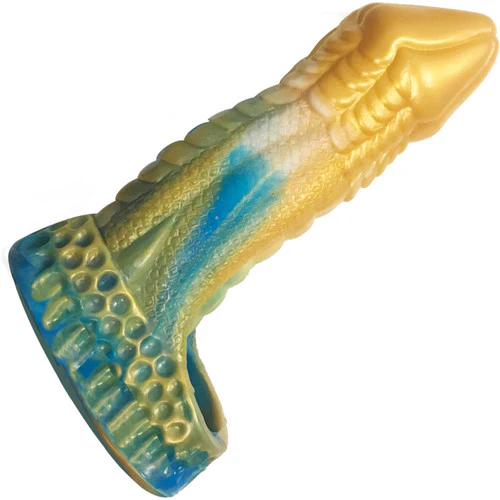 Komodo Dragon 6.5" Silicone Penis Extender With Ball Loop By Alien Nation - Image 3