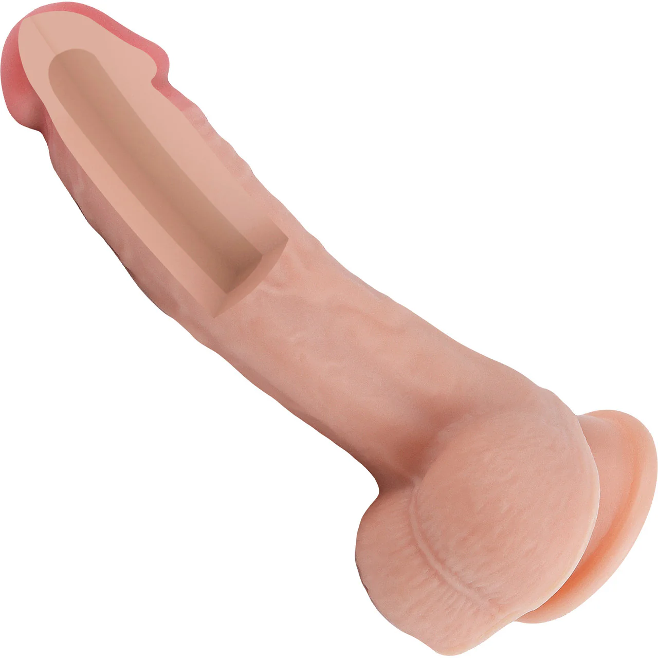 Konrad Curze 5.75" Realistic Dual Density Silicone Dildo With Suction Cup & Balls By Pleasure Engine - Image 6