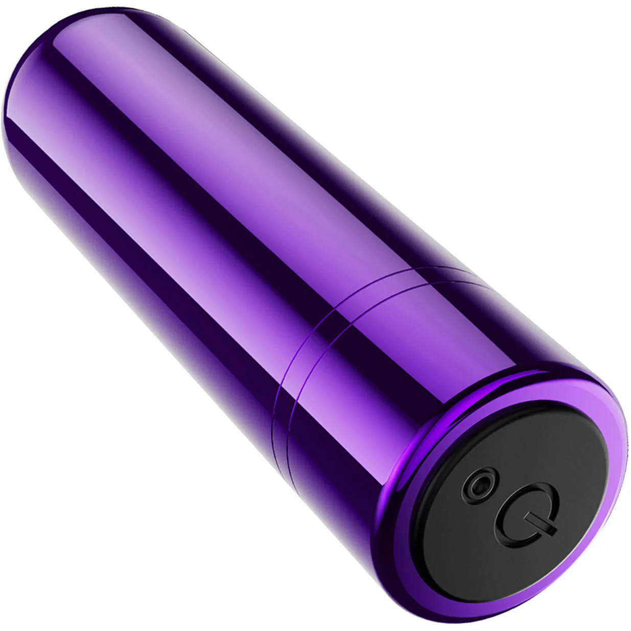 Kool Vibes Rechargeable Mini Bullet Vibrator By Blush - Grape - Image 2
