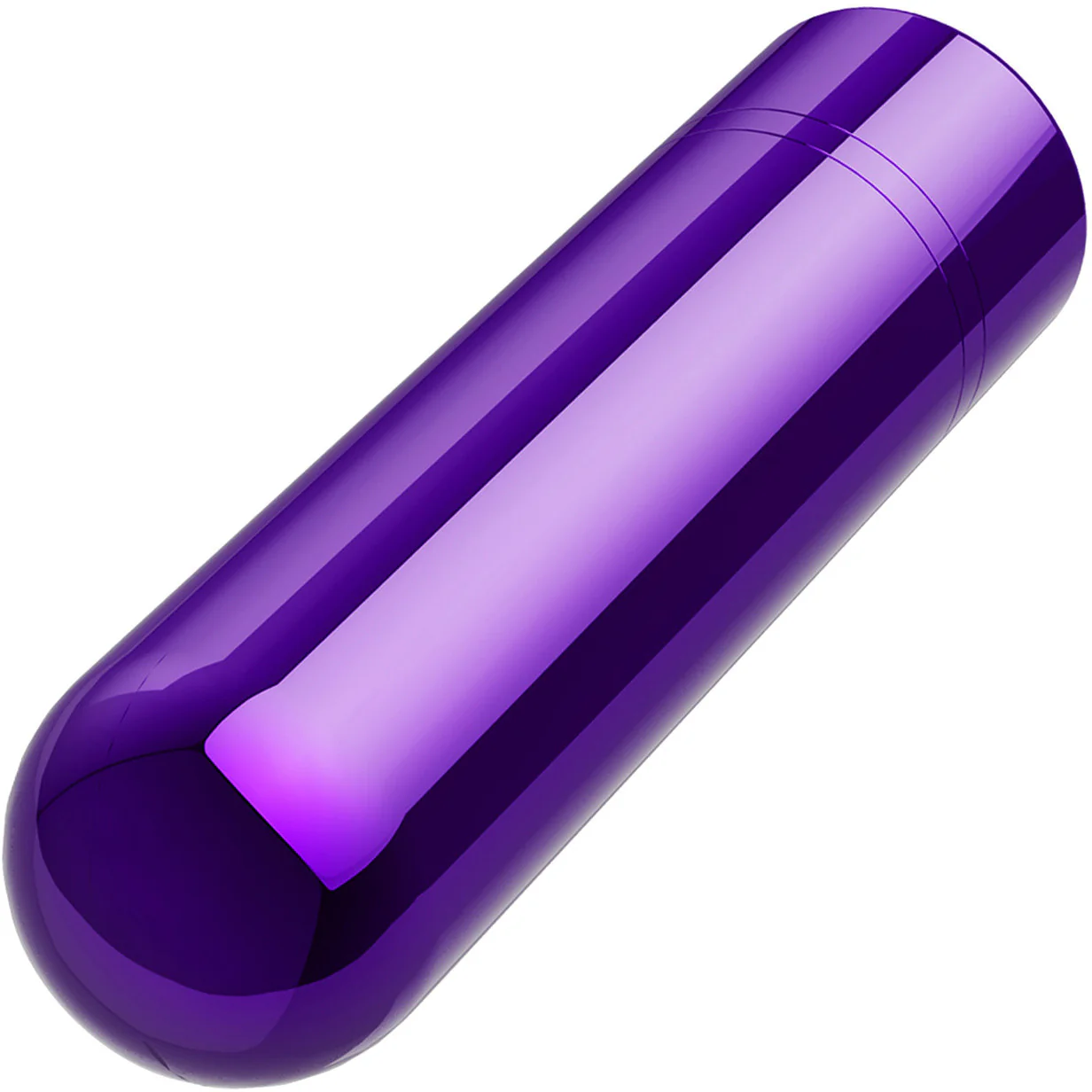 Kool Vibes Rechargeable Mini Bullet Vibrator By Blush - Grape - Image 3