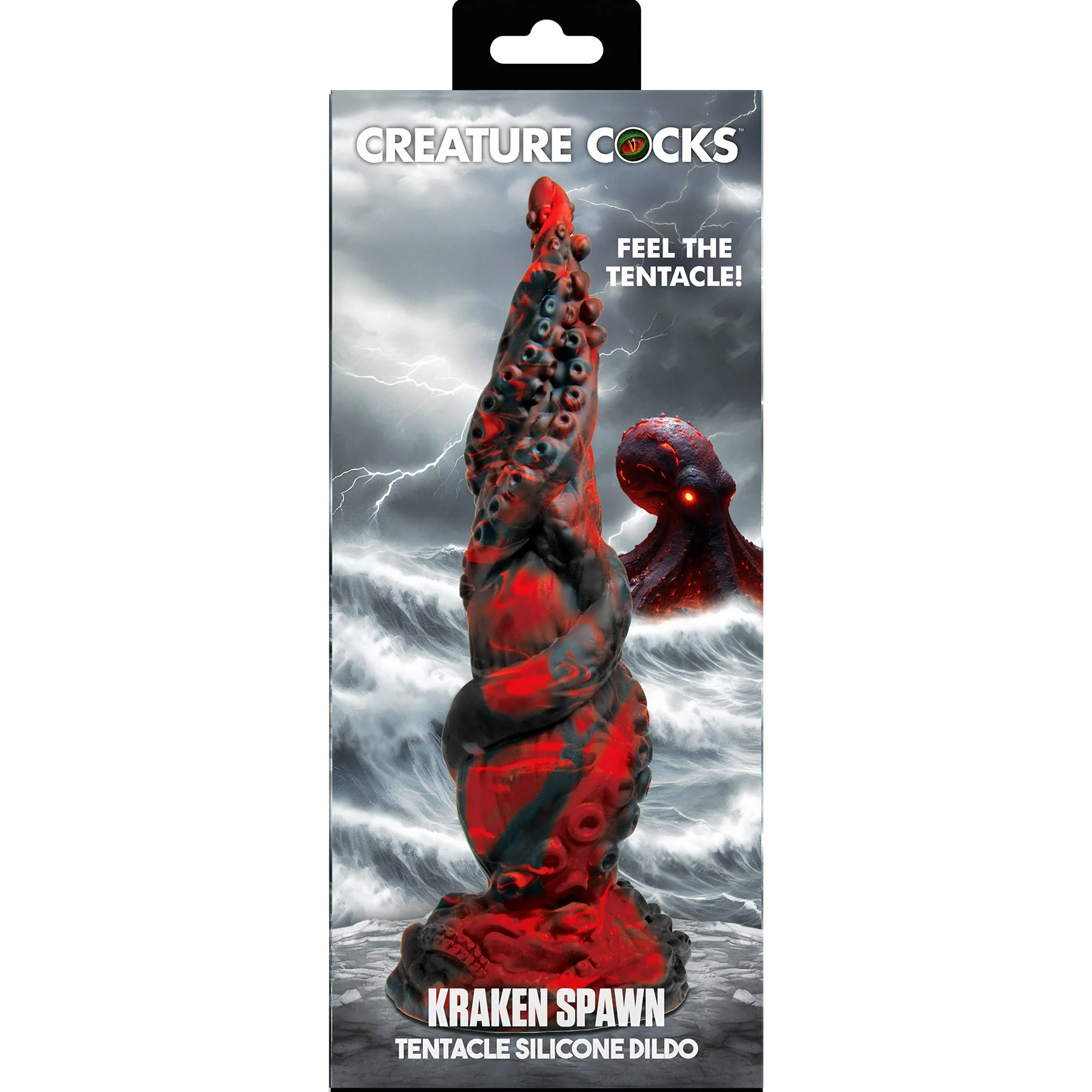 Kraken Spawn Tentacle 9.5" Silicone Suction Cup Dildo By Creature Cocks - Image 10