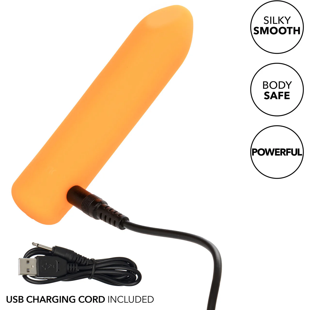 Kyst Fling Powerful Waterproof Rechargeable Bullet Vibrator By CalExotics - Orange - Image 8