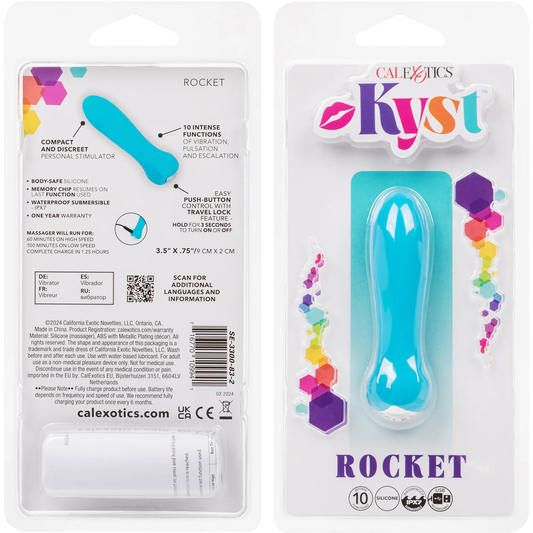 Kyst™ Rocket Rechargeable Silicone Waterproof Bullet Vibrator - Image 10