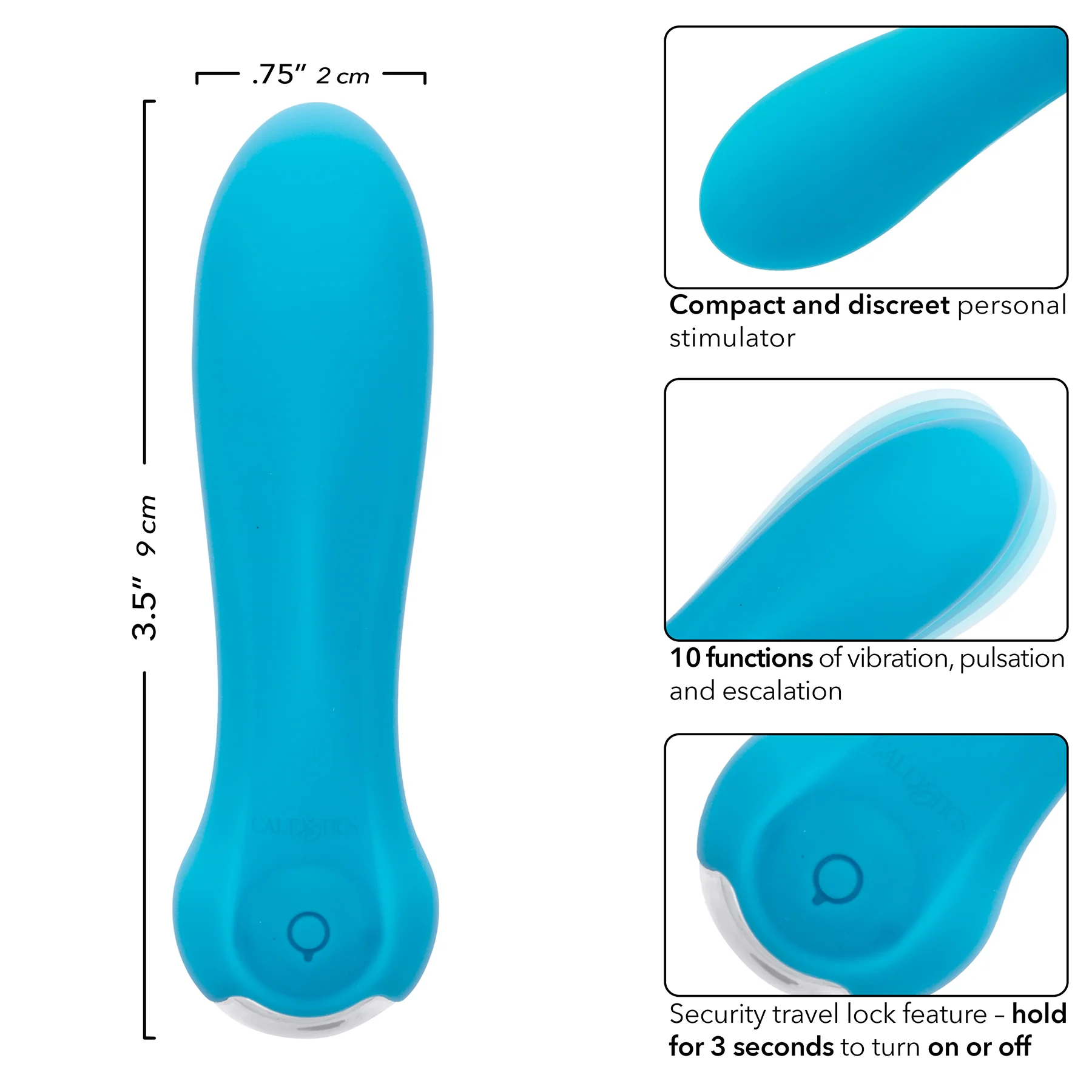 Kyst™ Rocket Rechargeable Silicone Waterproof Bullet Vibrator - Image 8