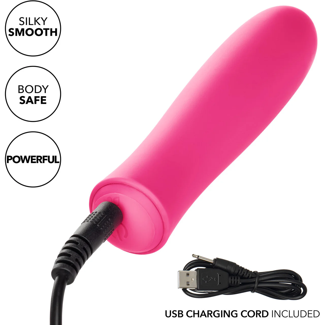 Kyst T.C.B. Taking Care of Business Powerful Waterproof Rechargeable Bullet Vibrator By CalExotics - Pink - Image 6