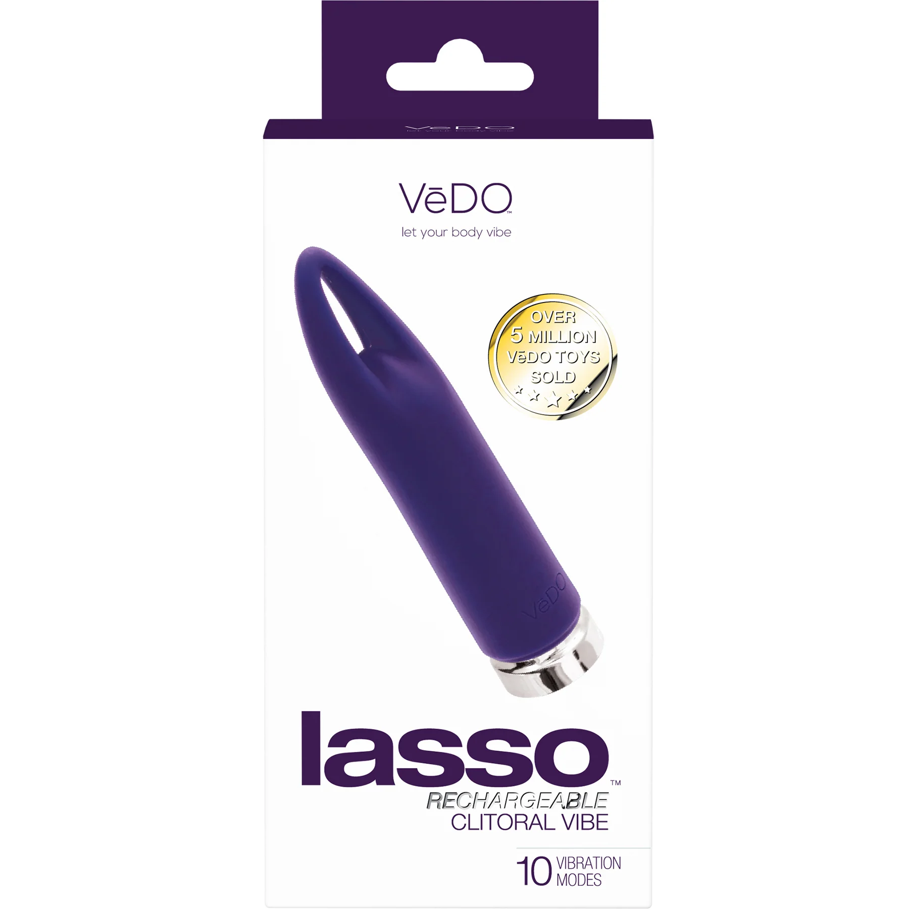 LASSO Rechargeable Waterproof Silicone Clitoral Vibrator By VeDO - Image 13