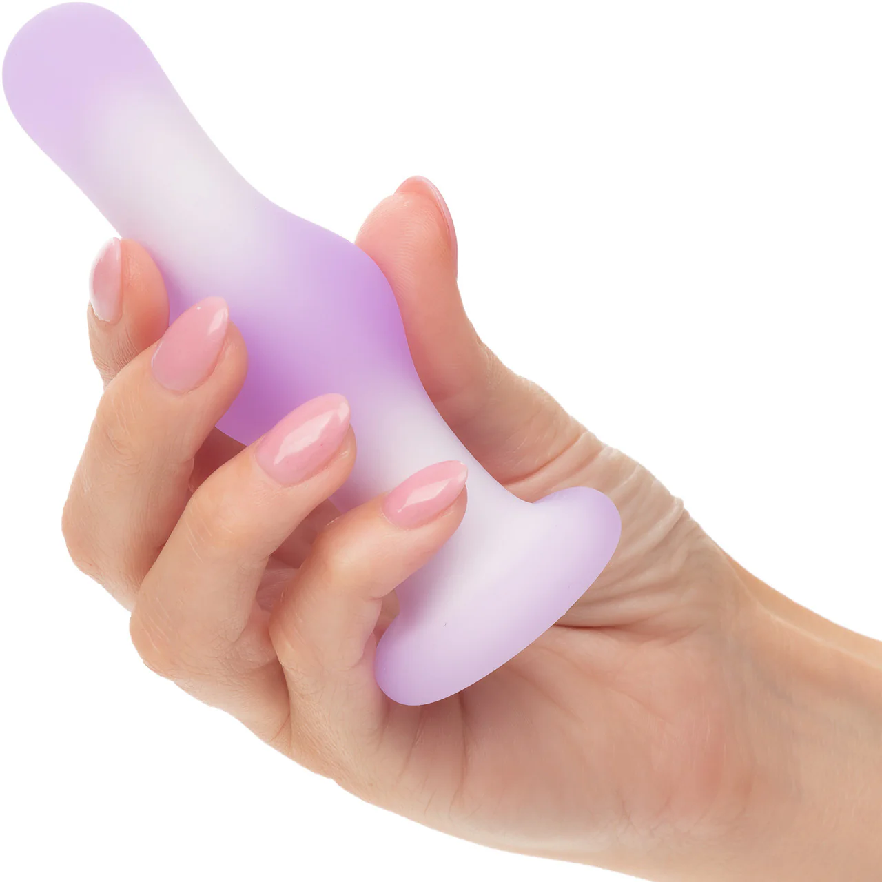 Lavender Haze Bulb Probe Rechargeable Waterproof Silicone Vibrating Butt Plug By CalExotics - Image 2