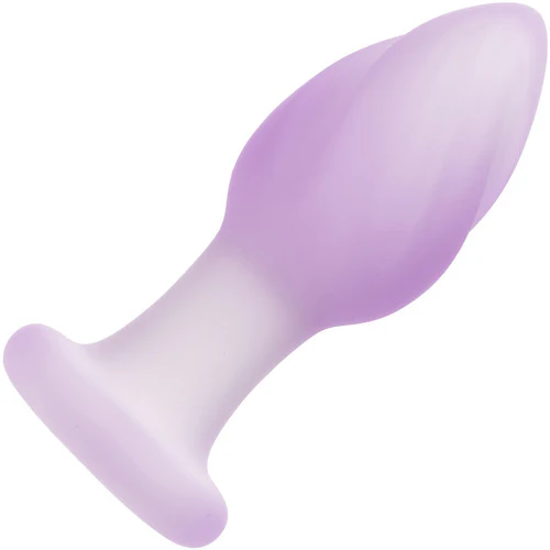 Lavender Haze Ridge Probe Rechargeable Waterproof Silicone Vibrating Butt Plug By CalExotics - Image 11
