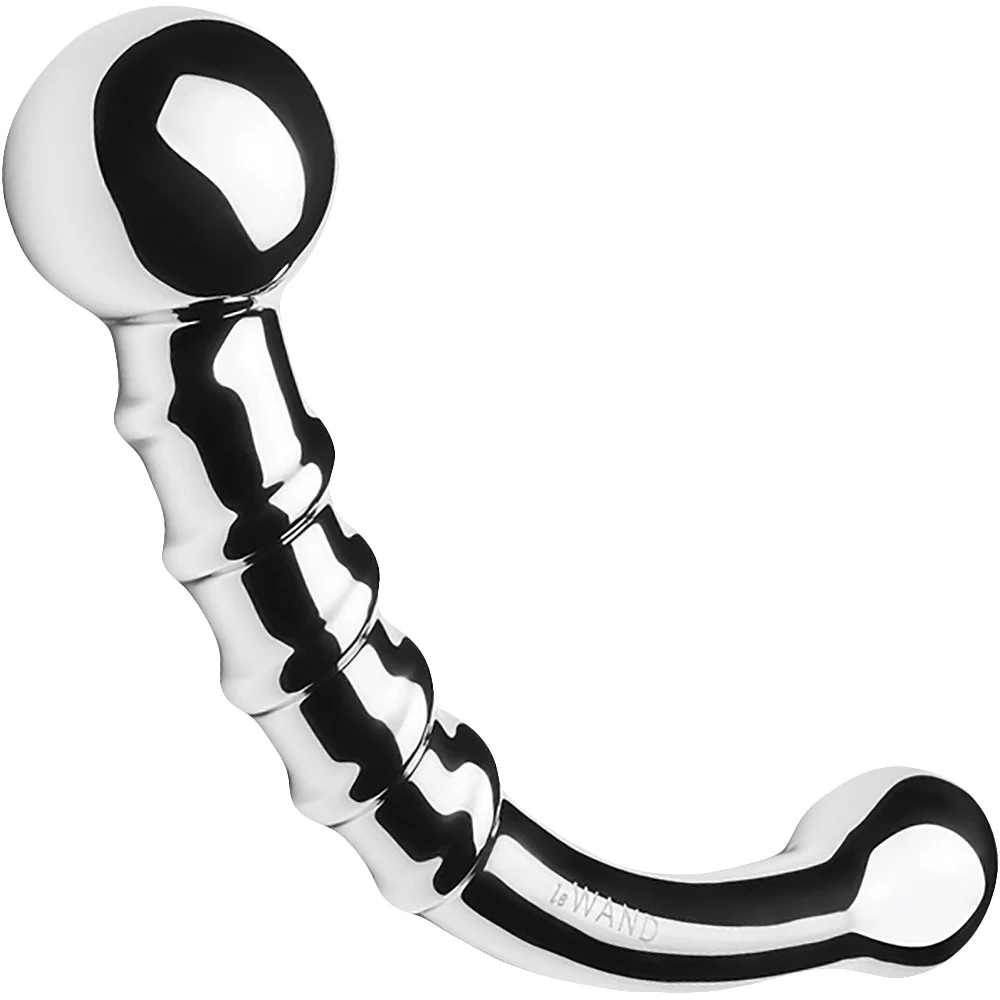 Le Wand Bow Solid Stainless Steel, Double-Sided Dildo - Image 5