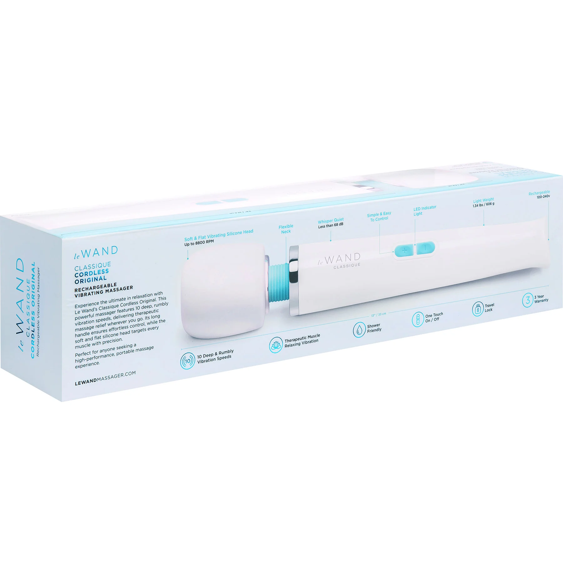 Le Wand Classique Cordless Original Rechargeable Vibrating Massager - Image 15