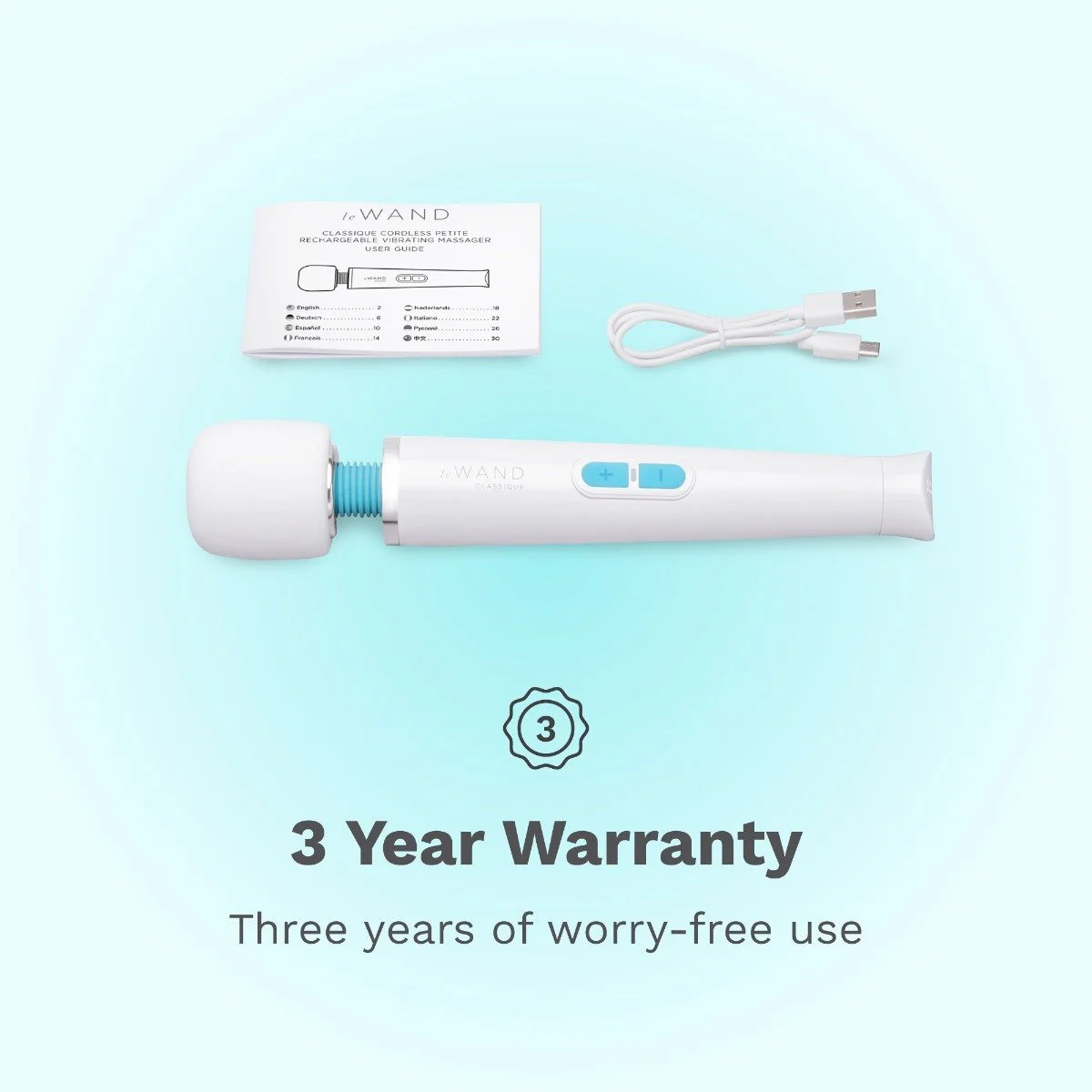 Le Wand Classique Cordless Petite Rechargeable Vibrating Massager - Image 10