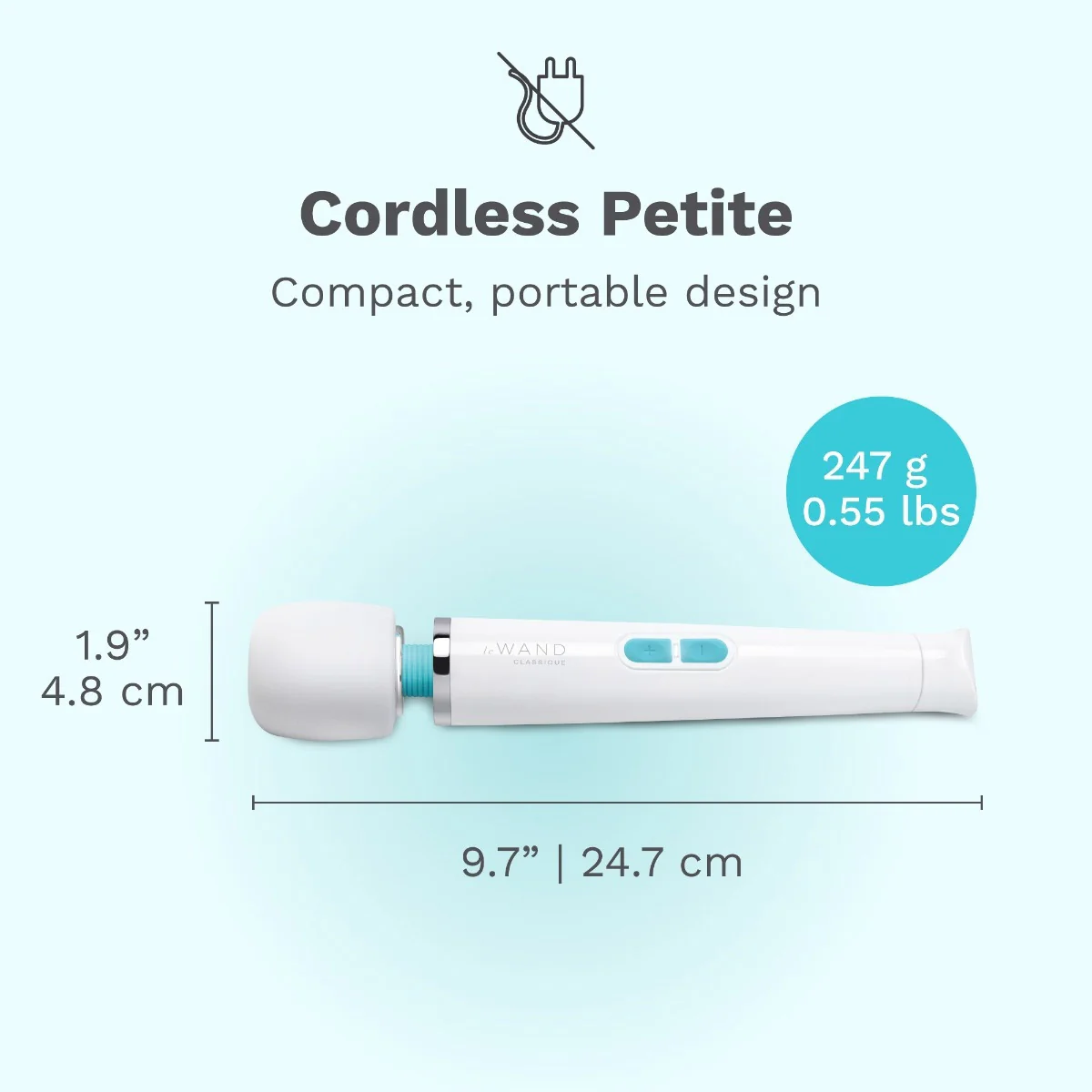 Le Wand Classique Cordless Petite Rechargeable Vibrating Massager - Image 2