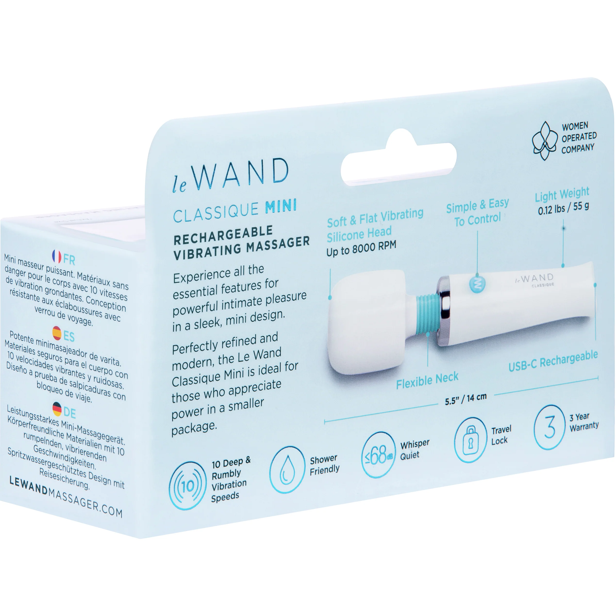 Le Wand Classique Mini Rechargeable Vibrating Massager - Image 21
