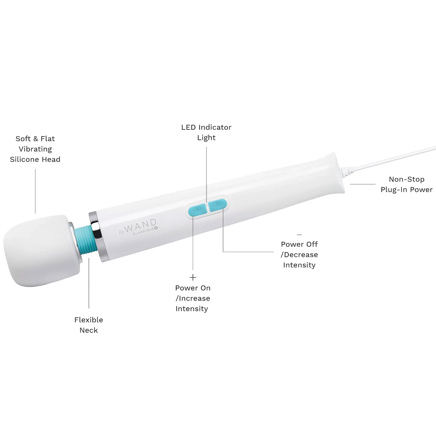 Le Wand Classique Plug-In Original Full-Body Vibrating Massager - Image 15