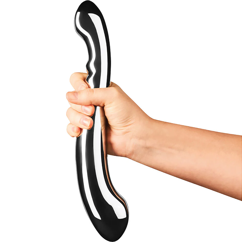Le Wand Contour Solid Stainless Steel, Double-Sided Dildo - Image 2