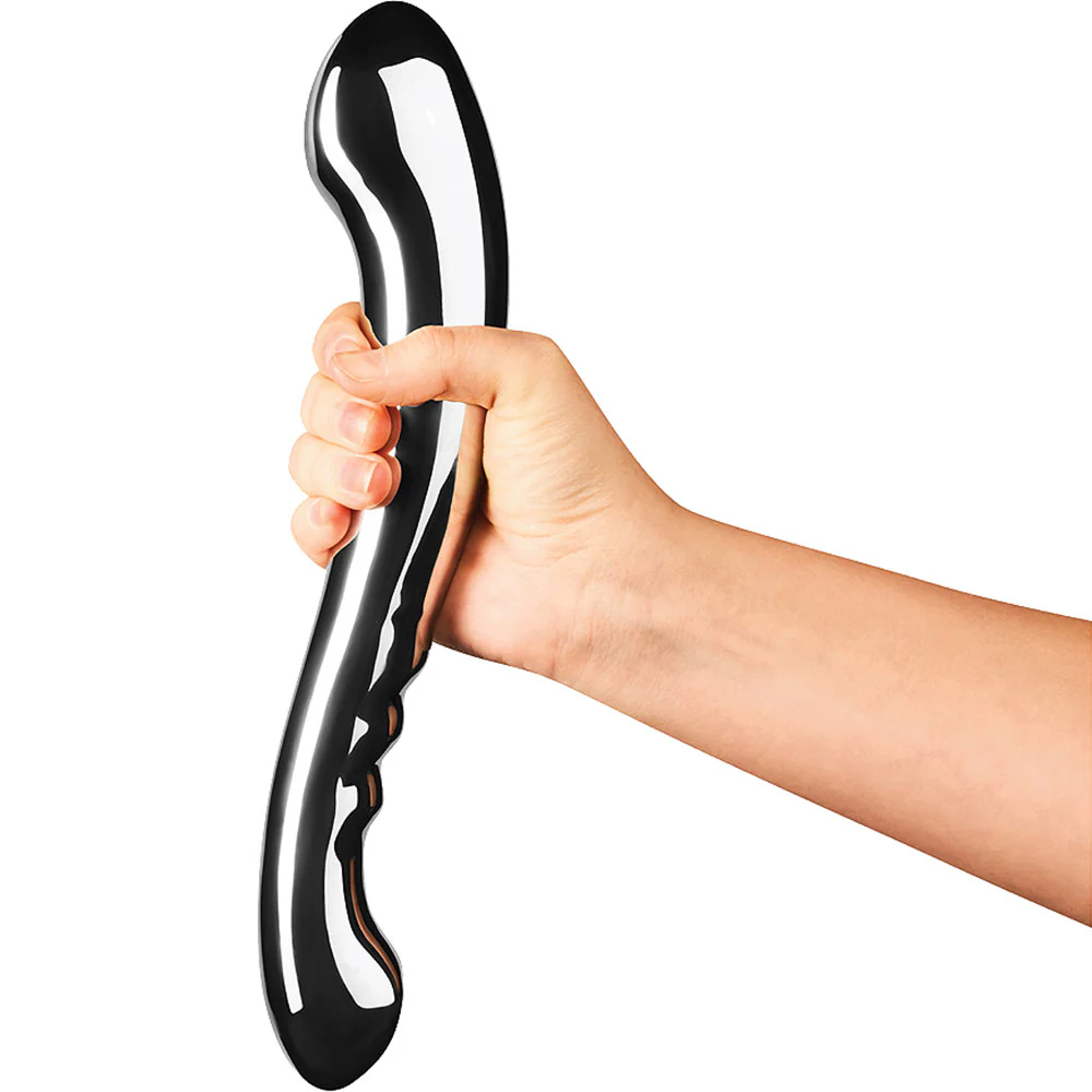 Le Wand Contour Solid Stainless Steel, Double-Sided Dildo - Image 4