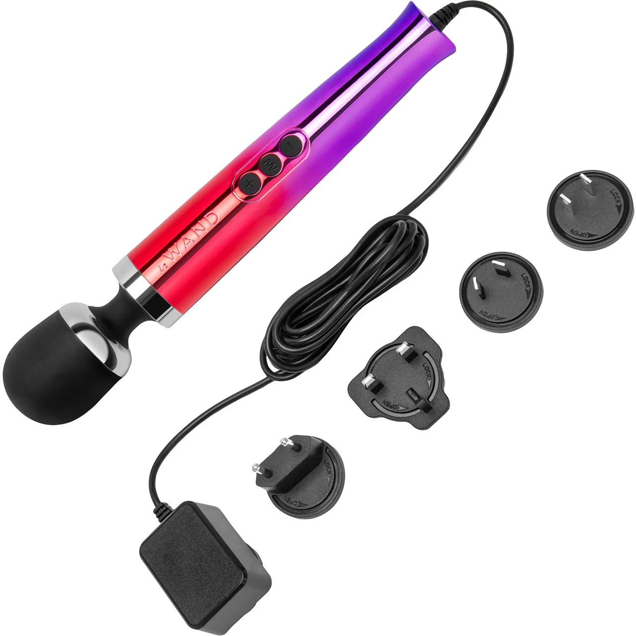 Le Wand Die Cast Plug-In Vibrating Body Massager - Ombre - Image 5