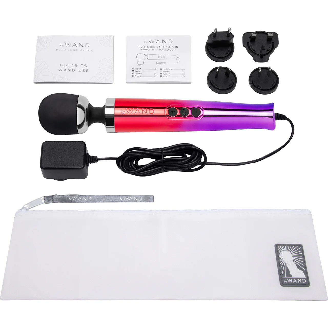 Le Wand Die Cast Plug-In Vibrating Body Massager - Ombre - Image 6