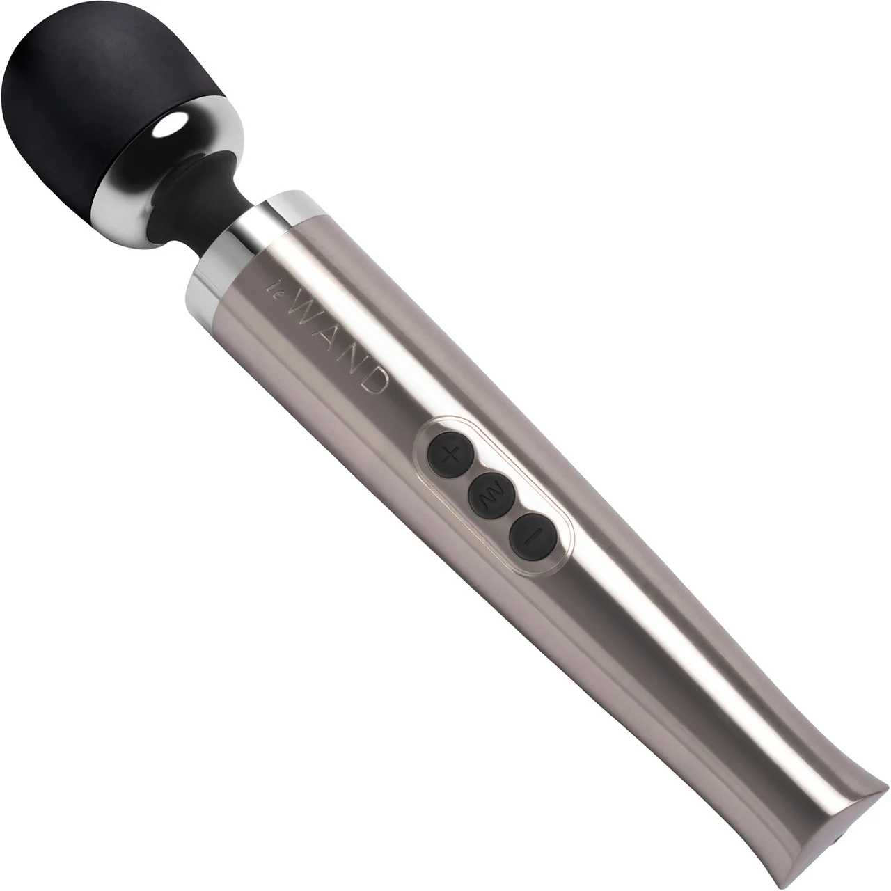 Le Wand Die Cast Rechargeable Vibrating Body Massager - Silver - Image 4